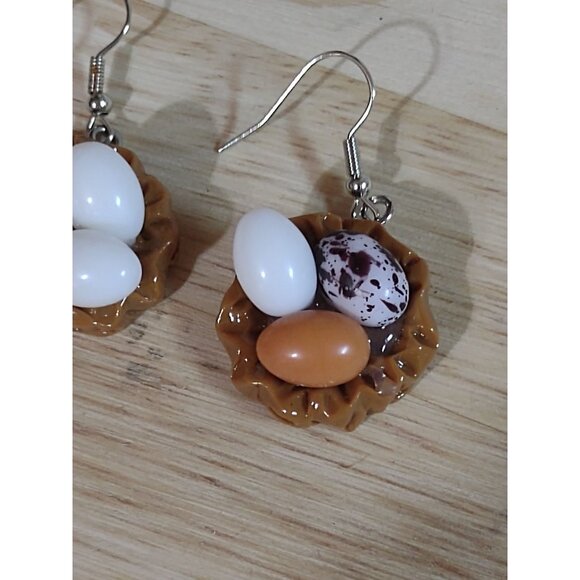 Jewelry - Egg and Nest Earrings Dangle Fashion Jewelry